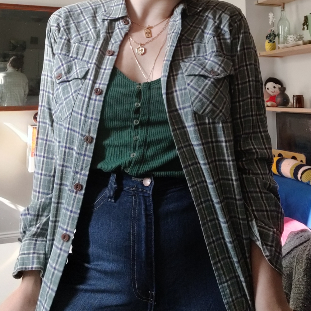 Ralph Lauren Green Flannel